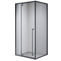 KABINA PRYSZNICOWA PROSTOKĄTNA BS16C CZARNA 120x90 CM BS16C-120X90
