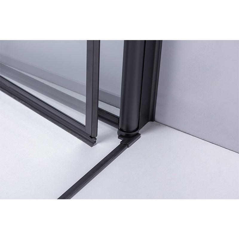 KABINA PRYSZNICOWA KWADRATOWA BS05B CZARNA 90x90 CM BS05B-90