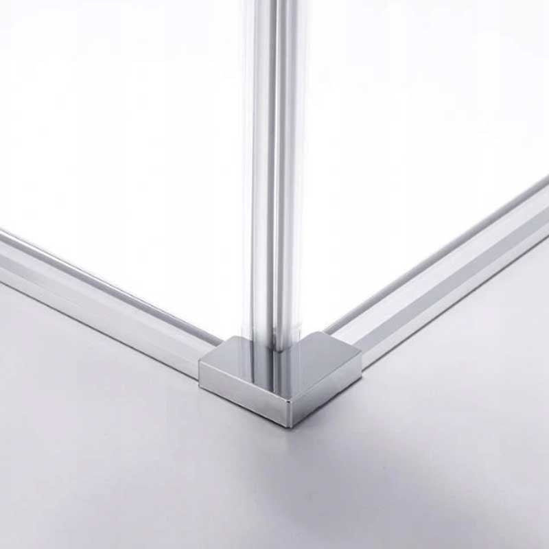KABINA PRYSZNICOWA KWADRATOWA KZ90B CHROM 90x90 CM KZ90B-90