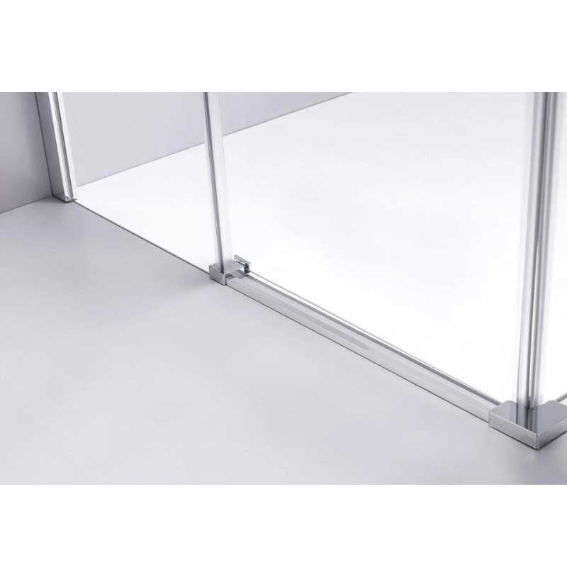 KABINA PRYSZNICOWA KWADRATOWA KZ90B CHROM 90x90 CM KZ90B-90