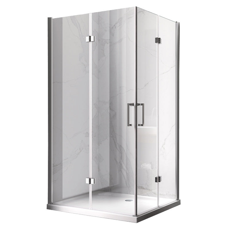 KABINA PRYSZNICOWA PROSTOKĄTNA + BRODZIK KZ13A/ST04A CHROM/BIAŁY 100x90 CM KZ13A+ST04A