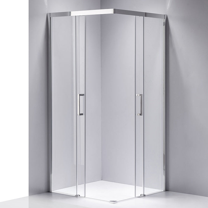 KABINA PRYSZNICOWA KWADRATOWA KZ90B CHROM 90x90 CM KZ90B-90