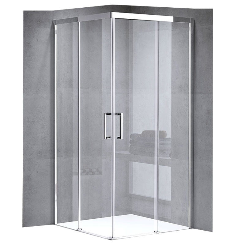 KABINA PRYSZNICOWA KWADRATOWA KZ90B CHROM 90x90 CM KZ90B-90