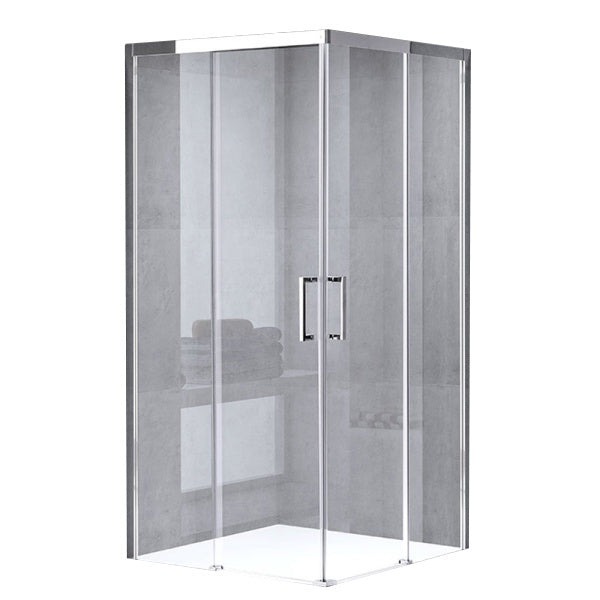 KABINA PRYSZNICOWA KWADRATOWA KZ90B CHROM 90x90 CM KZ90B-90