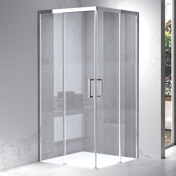 KABINA PRYSZNICOWA KWADRATOWA KZ90B CHROM 90x90 CM KZ90B-90