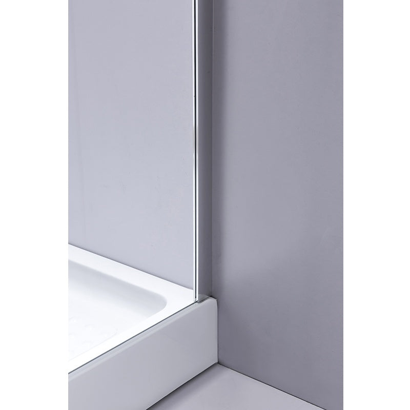 KABINA PRYSZNICOWA Z BRODZIKIEM CHROM KZ91A+SXL07A KZ91A+SXL07A-WH