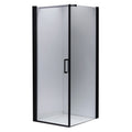 KABINA PRYSZNICOWA KWADRATOWA BS04A CZARNA 80x80 CM BS04A-80