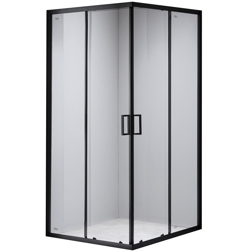 KABINA PRYSZNICOWA KWADRATOWA BL30C CZARNA 100x100 CM BL30C-100