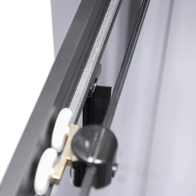 KABINA PRYSZNICOWA KWADRATOWA BL30D CZARNA 70x70 CM BL30D-70