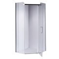 KABINA PRYSZNICOWA PIĘCIOKĄTNA KZ91A CHROM 80x80 CM KZ91A-80