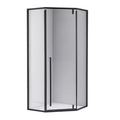 KABINA PRYSZNICOWA PIĘCIOKĄTNA BS07C CZARNA 100x100 CM BS07C-100