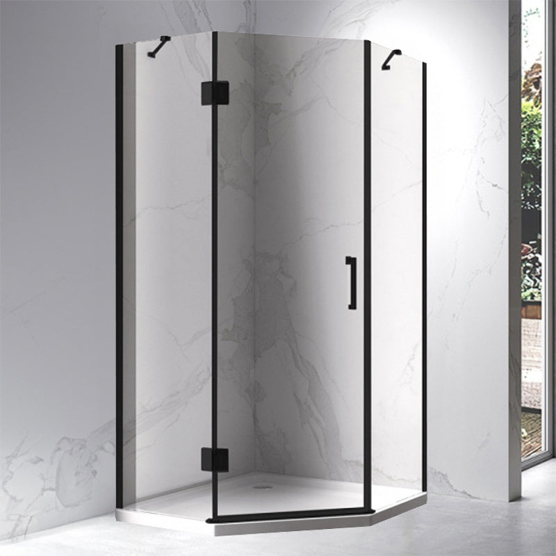 KABINA PRYSZNICOWA PIĘCIOKĄTNA KZ10B ZŁOTA 90x90 CM KZ10B-BL+ST08B-WH
