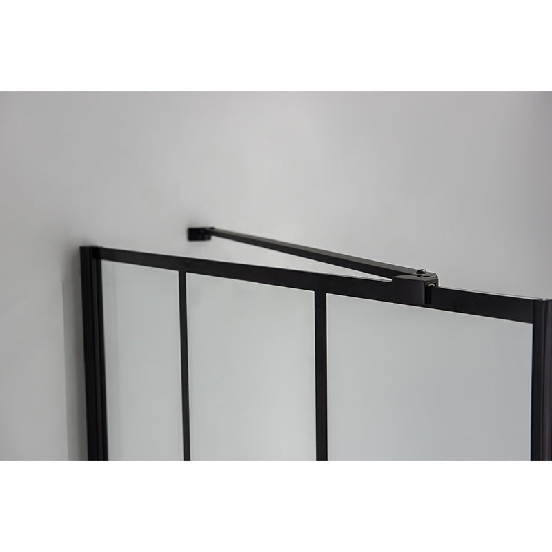 KABINA PRYSZNICOWA PROSTOKĄTNA BS02C CZARNA 120x80 CM BS02C-120X80