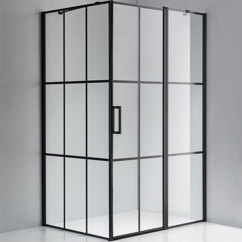 KABINA PRYSZNICOWA PROSTOKĄTNA BS03C CZARNA 120x90 CM BS03C-120X90