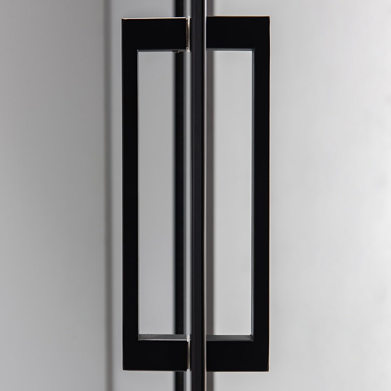 KABINA PRYSZNICOWA PROSTOKĄTNA BS03A CZARNA 100x90 CM BS03A-100X90