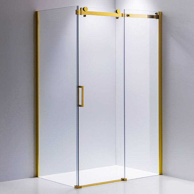KABINA PRYSZNICOWA PROSTOKĄTNA KZ203A ZŁOTA 100x80 CM KZ203A-GL-100X80