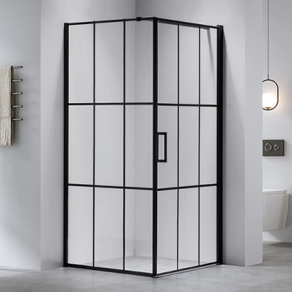 KABINA PRYSZNICOWA KWADRATOWA + BRODZIK BS13B/SXL02B CZARNA/CZARNY 90x90 CM BS13B+ST02B-BL