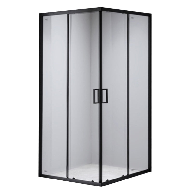 KABINA PRYSZNICOWA KWADRATOWA BL30B CZARNA 90x90 CM BL30B-90