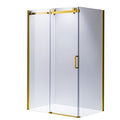KABINA PRYSZNICOWA PROSTOKĄTNA KZ203C ZŁOTA 120x80 CM KZ203C-GL-120X80