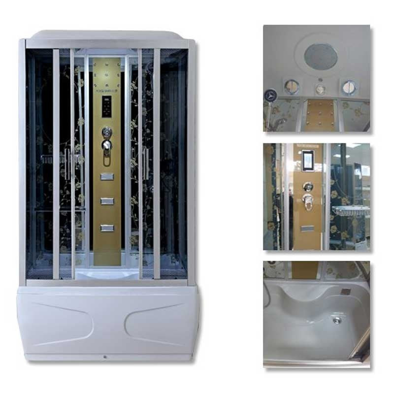KABINA PRYSZNICOWA Z HYDROMASAŻEM I SAUNĄ WSH6804S 120x85 CM WSH6804S-120X85