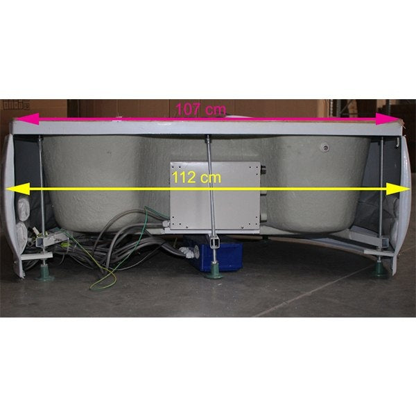 KABINA PRYSZNICOWA Z HYDROMASAŻEM I SAUNĄ WSH7128S 125x90 CM WSH7128S-125X90