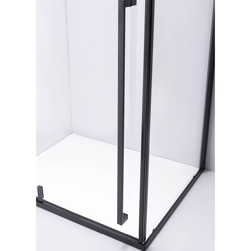 KABINA PRYSZNICOWA KWADRATOWA BS11B CZARNA 90x90 CM BS11B-90