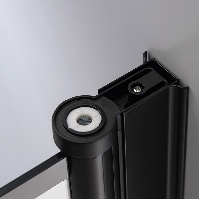 KABINA PRYSZNICOWA KWADRATOWA BS08A CZARNA 80x80 CM BS08A-80