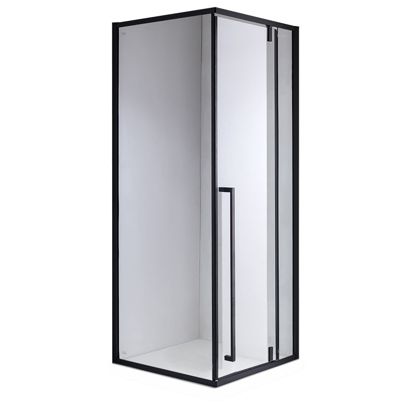 KABINA PRYSZNICOWA KWADRATOWA BS11A CZARNA 80x80 CM BS11A-80