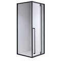 KABINA PRYSZNICOWA KWADRATOWA BS11A CZARNA 80x80 CM BS11A-80