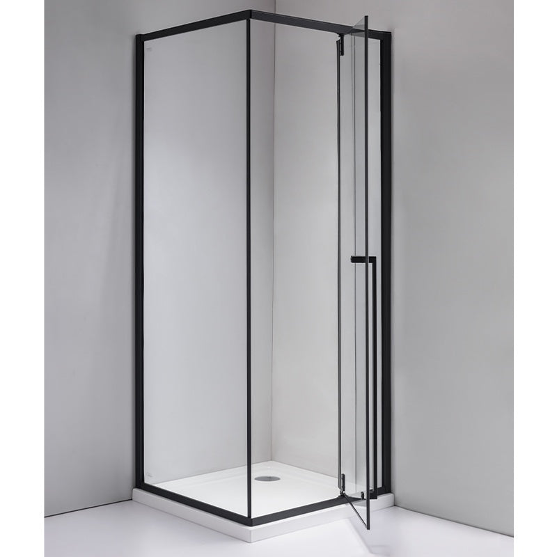 KABINA PRYSZNICOWA KWADRATOWA BS11B CZARNA 90x90 CM BS11B-90