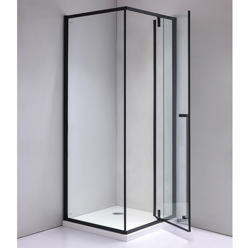 KABINA PRYSZNICOWA KWADRATOWA BS11B CZARNA 90x90 CM BS11B-90