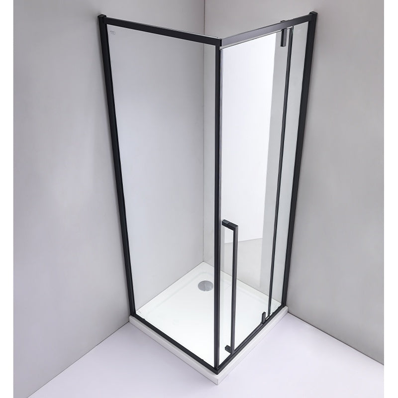 KABINA PRYSZNICOWA KWADRATOWA BS11B CZARNA 90x90 CM BS11B-90