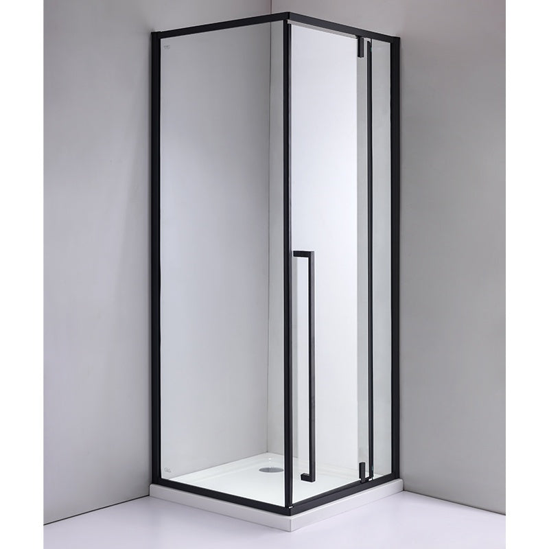 KABINA PRYSZNICOWA KWADRATOWA BS11B CZARNA 90x90 CM BS11B-90