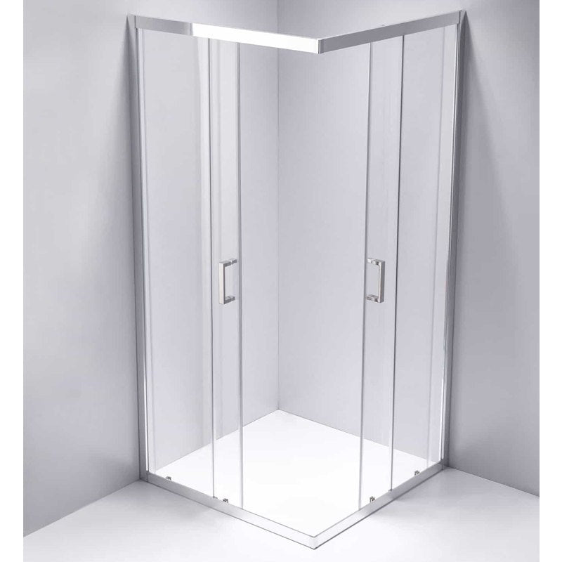 KABINA PRYSZNICOWA KWADRATOWA KZ102B CHROM 90x90 CM KZ102B-90