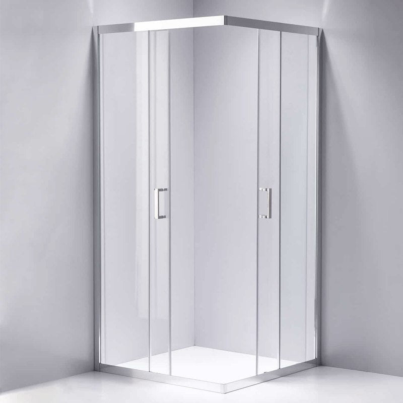 KABINA PRYSZNICOWA KWADRATOWA KZ102B CHROM 90x90 CM KZ102B-90