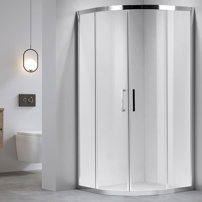 KABINA PRYSZNICOWA PÓŁOKRĄGŁA Z BRODZIKIEM KZ101B/ST01B CHROM/BIAŁY 90x90CM KZ101B+ST01B-WH