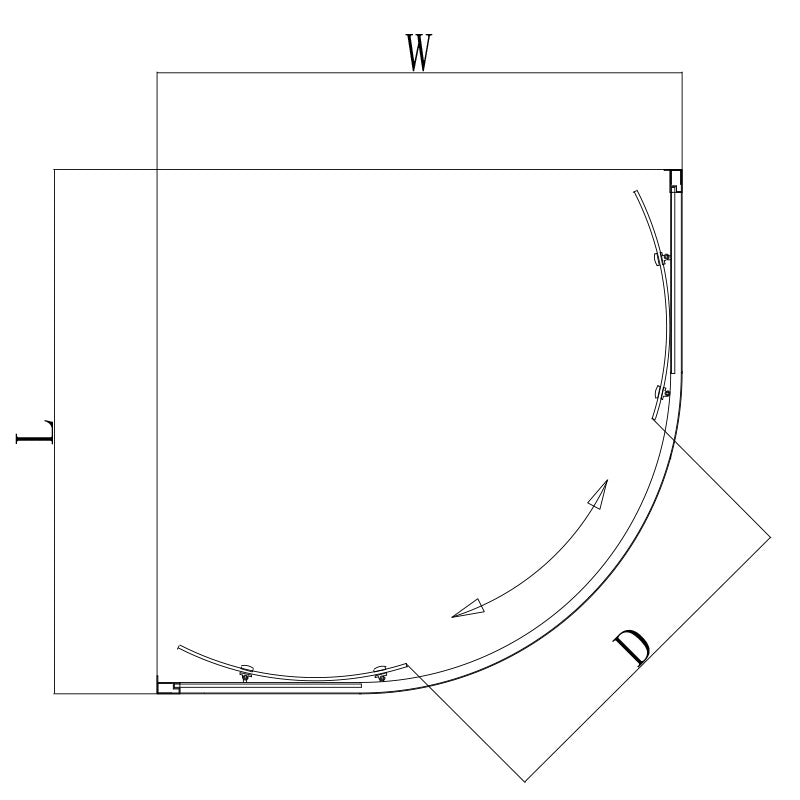 KABINA PRYSZNICOWA PÓŁOKRĄGŁA Z BRODZIKIEM KZ101B/ST01B CHROM/BIAŁY 90x90CM KZ101B+ST01B-WH