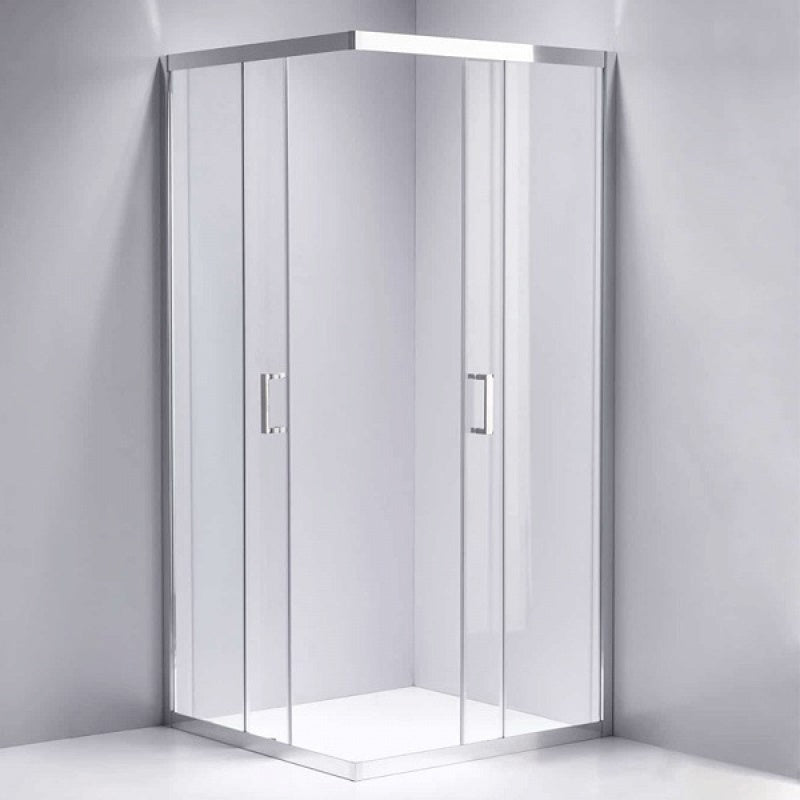 KABINA PRYSZNICOWA KWADRATOWA KZ102B CHROM 90x90 CM KZ102B-90