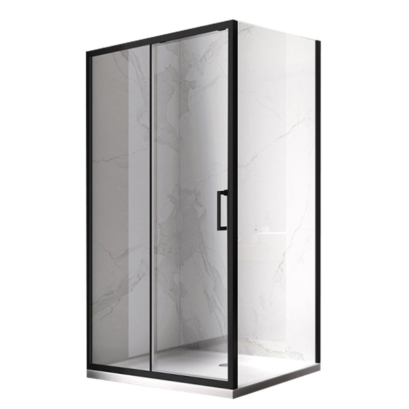 KABINA PRYSZNICOWA PROSTOKĄTNA KZ103B CZARNA 110x80 CM KZ103B-BL-110X80