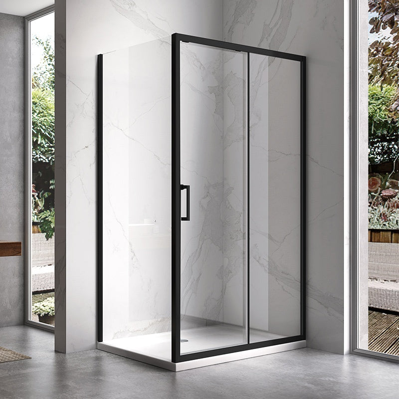 Kabina prysznicowa KZ104B CZARNA BLACK 110x90 KZ104B-BL-110X90