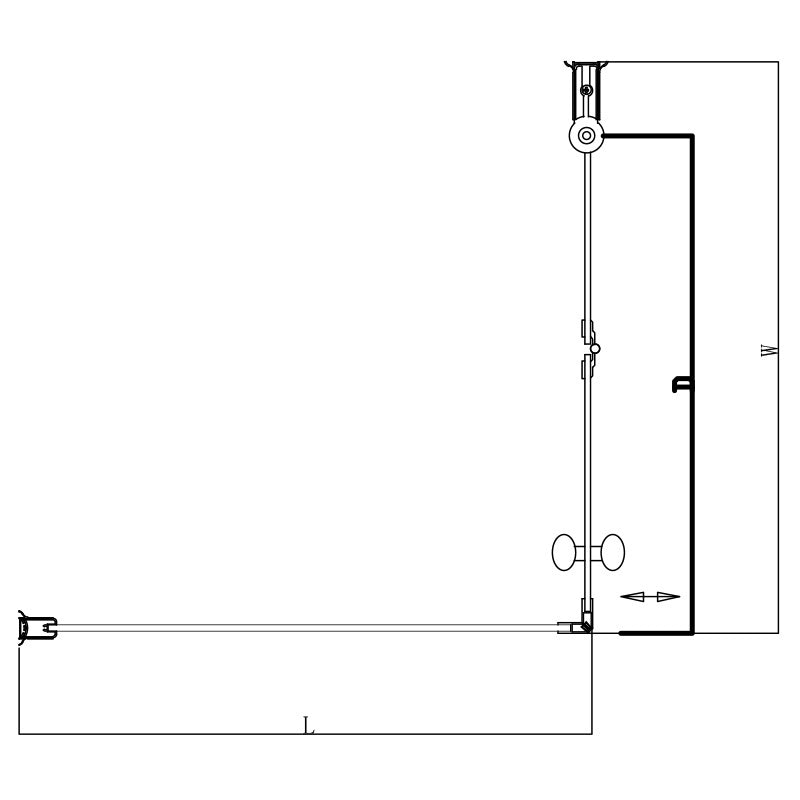 KABINA PRYSZNICOWA KWADRATOWA Z BRODZIKIEM KZ1180B/RIKO CZARNA/CZARNY 90x90 CM KZ1180B+RIKO-BL-90