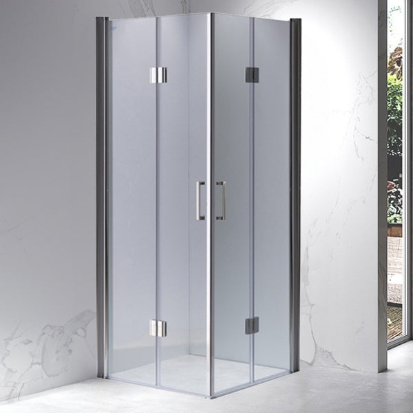 KABINA PRYSZNICOWA KWADRATOWA KZ1290B CHROM 90x90 CM KZ1290B-90X90