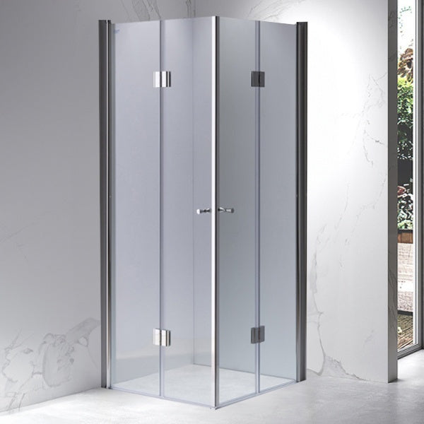 KABINA PRYSZNICOWA KWADRAT + BRODZIK KZ1290C/SXL02C CHROM/CZARNY 100x100 CM KZ1290C+SXL02C-BL