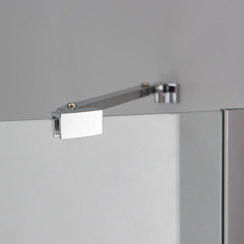KABINA PRYSZNICOWA PÓŁOKRĄGŁA KZ92A CHROM 80x80 CM KZ92A-80
