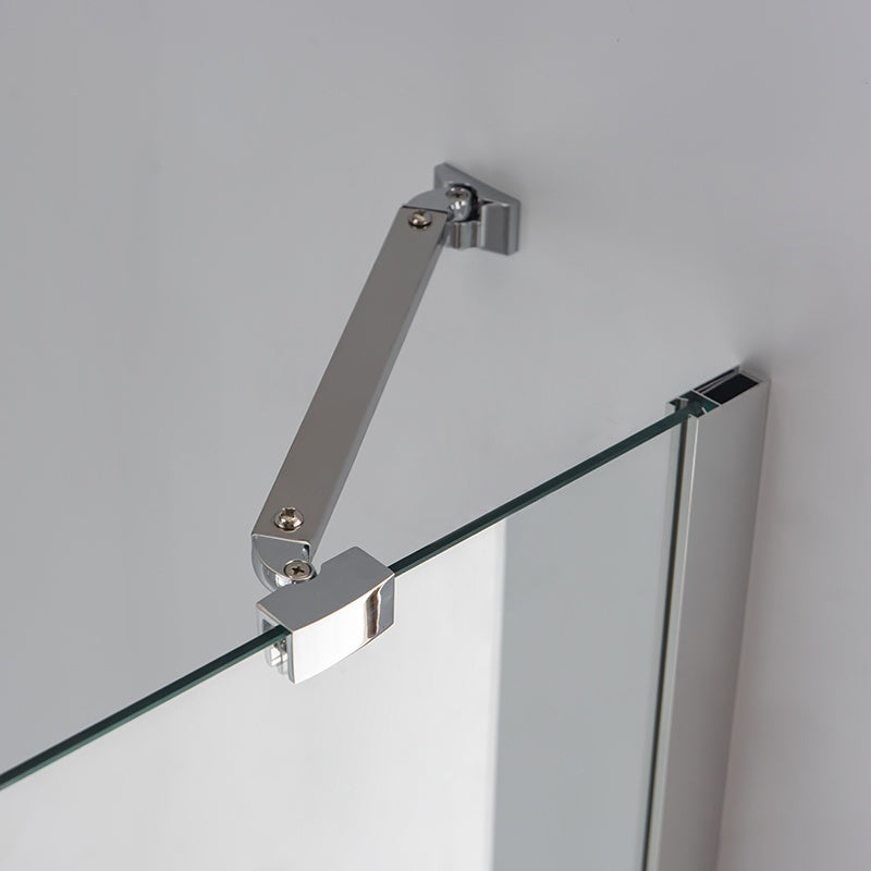 KABINA PRYSZNICOWA PÓŁOKRĄGŁA KZ92A CHROM 80x80 CM KZ92A-80