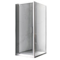 KABINA PRYSZNICOWA KWADRATOWA KZ04B CHROM 80x80 CM KZ04B-80