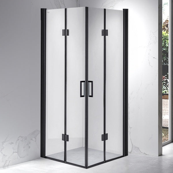 KABINA PRYSZNICOWA KWADRATOWA BS05B CZARNA 90x90 CM BS05B-90