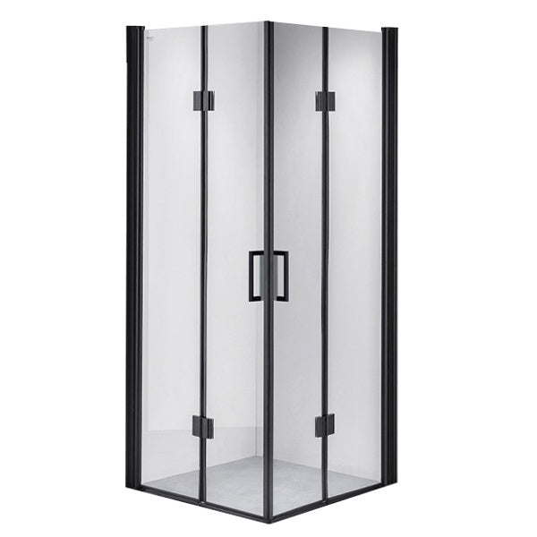 KABINA PRYSZNICOWA KWADRATOWA BS05B CZARNA 90x90 CM BS05B-90