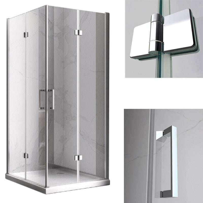 KABINA PRYSZNICOWA KWADRATOWA KZ08C CHROM 90x90 CM KZ08C-90