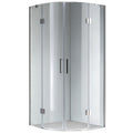 KABINA PRYSZNICOWA PÓŁOKRĄGŁA KZ92A CHROM 80x80 CM KZ92A-80